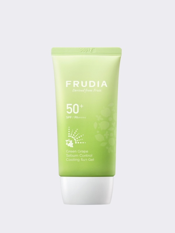 Spf 50 green. Frudia Green grape Sebum Control Cooling Sun Gel. Frudia солнцезащитный крем 50 SPF. Frudia Avocado greenery Relief Sun Cream SPF 50. The Saem SPF 50 зеленый.