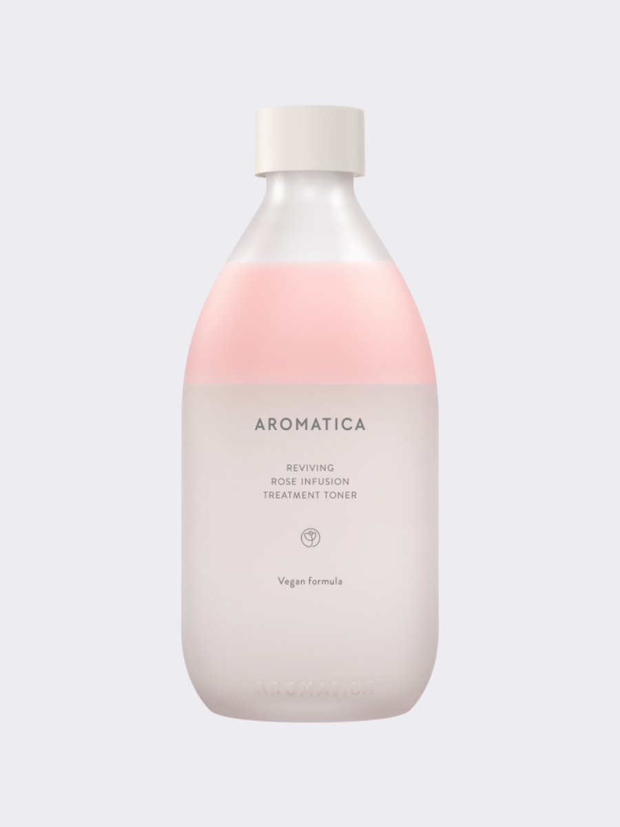 Увлажняющий тонер с розой Aromatica Reviving Rose Infusion Treatment Toner  🖤 Купить в интернет-магазине ❥ Hey! Babes Cosmetics