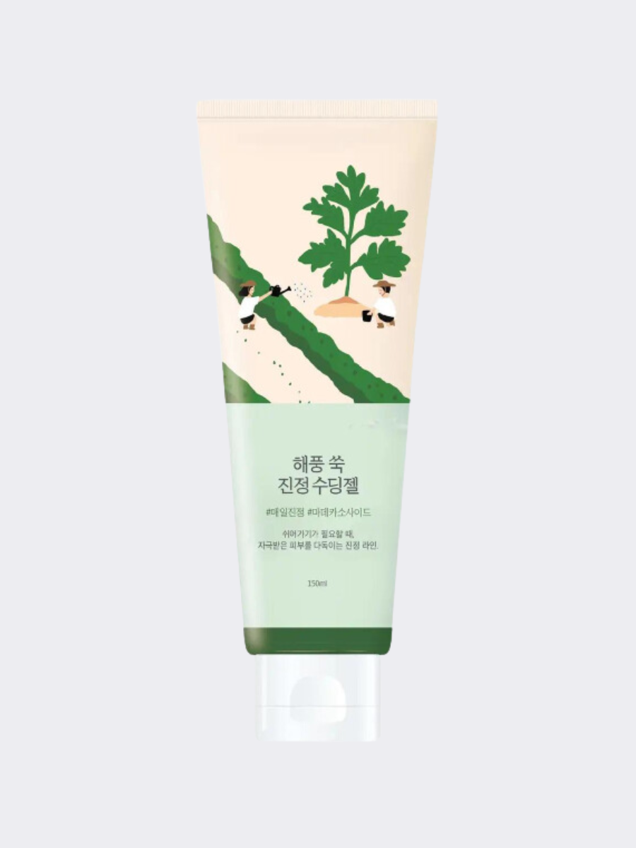 Успокаивающий гель с экстрактом полыни Round Lab Mugwort Calming Soothing  Gel 🖤 Купить в интернет-магазине ❥ Hey! Babes Cosmetics