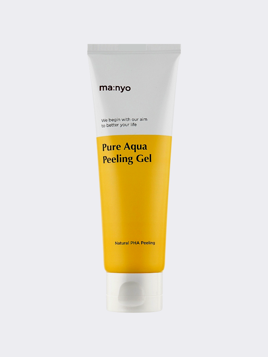 Мягкая пилинг-скатка с PHA кислотами Ma:nyo Factory Pure Aqua Peeling Gel  🖤 Купить в интернет-магазине ❥ Hey! Babes Cosmetics