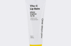 Питательный витаминный бальзам для губ с экстрактом мёда One-Day's You Vita-C Lip Balm