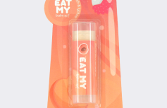 Солнцезащитный бальзам для губ с ароматом сочного персика и личи EAT MY Lip Balm SPF 30 Juicy Peach & Lychee