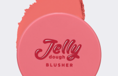 Мягкие румяна в клубничном оттенке HOLIKA HOLIKA Jelly Dough Blusher 03 Strawberry Jelly