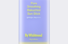 Разглаживающий солнцезащитный стик с бакучиолом By Wishtrend Pore Smoothing Bakuchiol Sun Stick SPF50+ PA++++