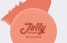 Мягкие румяна в персиковом оттенке HOLIKA HOLIKA Jelly Dough Blusher 01 Peach Jelly