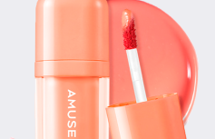 Глянцевый тинт-плампер для губ AMUSE Bebe Tint 02 Papaya Coral