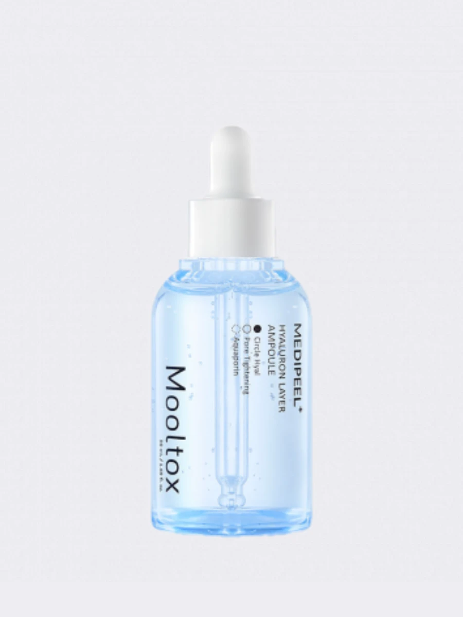 Увлажняющая сыворотка с гиалуроновой кислотой MEDI-PEEL Hyaluronic Acid  Layer Mooltox Ampoule 🖤 Купить в интернет-магазине ❥ Hey! Babes Cosmetics