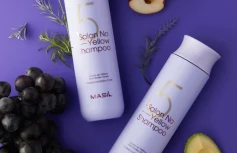 Оттеночный шампунь для осветленных волос Masil 5 Salon No Yellow Shampoo