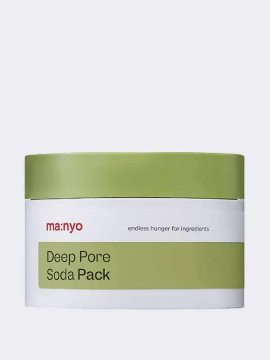 Очищающая глиняная маска для лица с содой Ma:nyo Deep Pore Soda Pack 🖤  Купить в интернет-магазине ❥ Hey! Babes Cosmetics