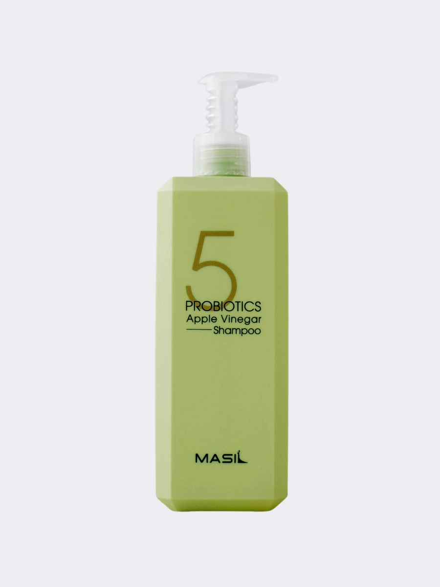 Шампунь от перхоти с яблочным уксусом Masil 5 Probiotics Apple Vinegar  Shampoo MAXI 🖤 Купить в интернет-магазине ❥ Hey! Babes Cosmetics