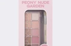 Набор теней для век и кисти для макияжа глаз rom&nd Better Than Palette Dual Brush Set 06 Peony Nude Garden