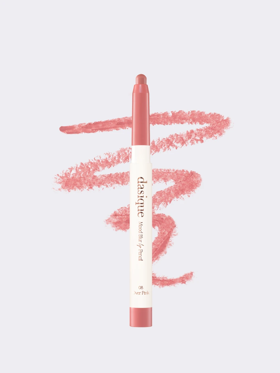 Мягкий карандаш для губ Dasique Mood Blur Lip Pencil #08 Over Pink 🖤  Купить в интернет-магазине ❥ Hey! Babes Cosmetics