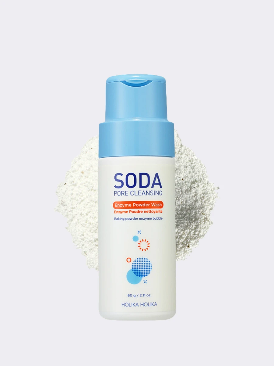 Отшелушивающая энзимная пудра с содой HOLIKA HOLIKA Soda Pore Cleansing  Enzyme Powder Wash 🖤 Купить в интернет-магазине ❥ Hey! Babes Cosmetics