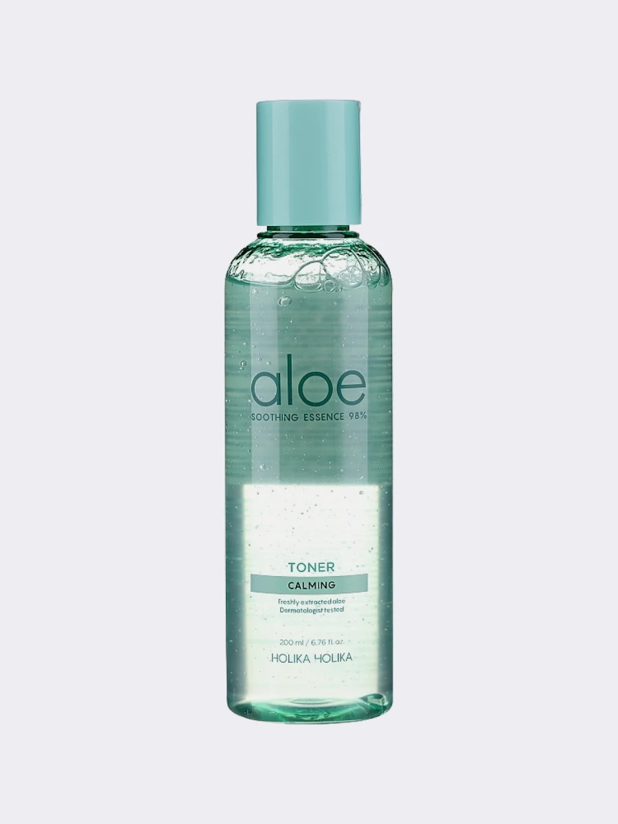 Смягчающий тонер с экстрактом алоэ вера Holika Holika Aloe Soothing Essence  98% Toner 🖤 Купить в интернет-магазине ❥ Hey! Babes Cosmetics