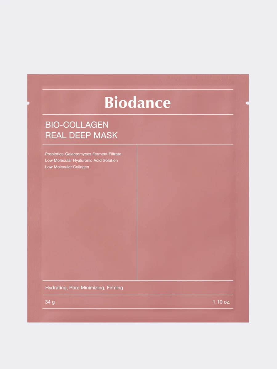 Глубокоувлажняющая гидрогелевая маска с коллагеном и ферментами Biodance  Bio-Collagen Real Deep Mask 🖤 Купить в интернет-магазине ❥ Hey! Babes  Cosmetics