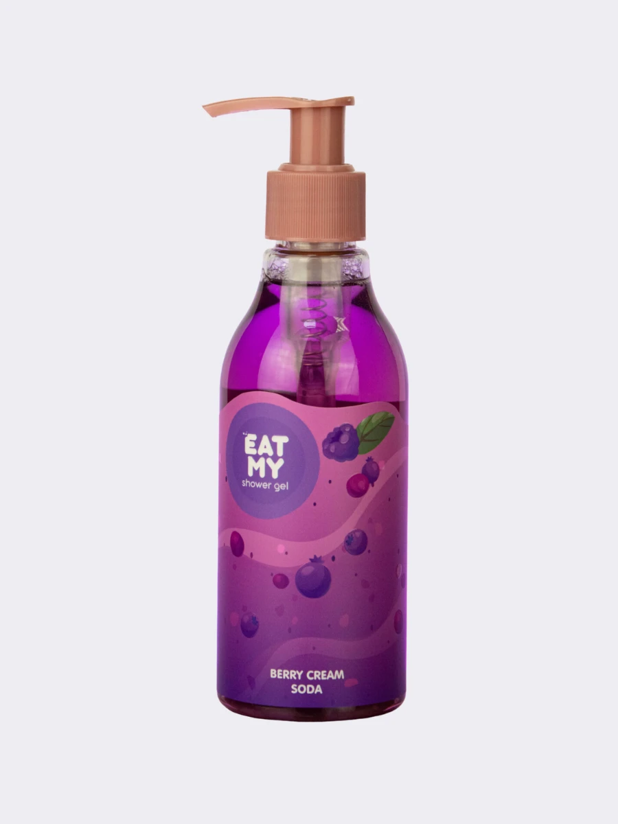 Гель для душа с ароматом ягодной крем соды Eat My Shower Gel Berry Cream  Soda 🖤 Купить в интернет-магазине ❥ Hey! Babes Cosmetics